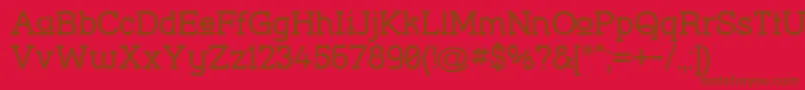 Lisätietoja StreetCornerSlabUpper-fontista StreetCornerSlabUpper-fontti – ruskeat fontit punaisella taustalla