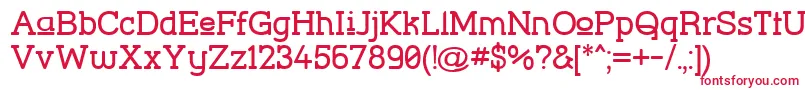 StreetCornerSlabUpper Font – Red Fonts