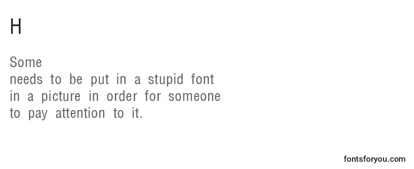 Шрифт HelveticaConth