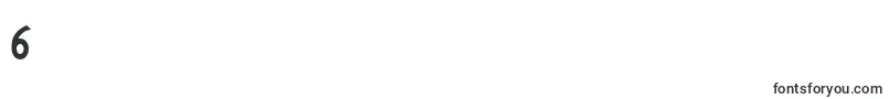 Шрифт Pragbtl – шрифты цифры 6