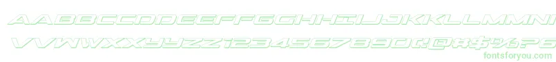 Outrider3Dital Font – Green Fonts