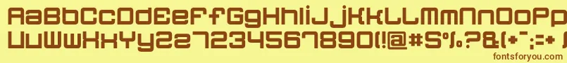 Lisätietoja Quatron-fontista Quatron-fontti – ruskeat fontit keltaisella taustalla