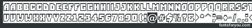 ASimplergrsl Font – White Fonts on Black Background