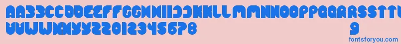 More about FunnySport Font FunnySport Font – Blue Fonts on Pink Background