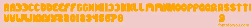 More about FunnySport Font FunnySport Font – Orange Fonts on Pink Background