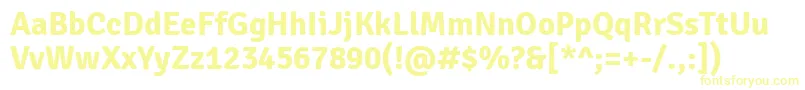 SignikaBold Font – Yellow Fonts