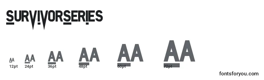 SurvivorSeries Font Sizes