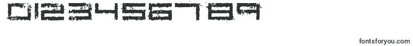 RustingRobotica-Schriftart – Schriften für Zahlen und Nummern