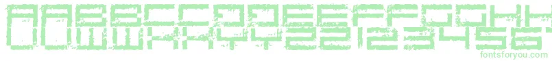 Lisätietoja RustingRobotica-fontista RustingRobotica-fontti – vihreät fontit valkoisella taustalla