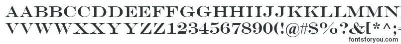 EngraversMt-fontti – roomalaiset fontit