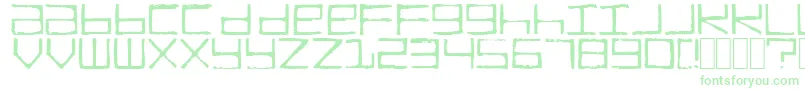 TruckTransmission Font – Green Fonts on White Background