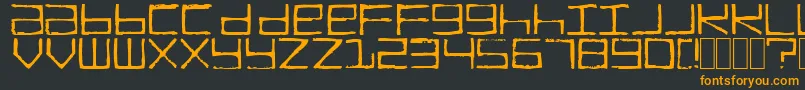 More about TruckTransmission Font TruckTransmission Font – Orange Fonts on Black Background