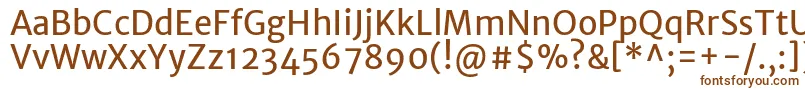MerriweathersansRegular Font – Brown Fonts