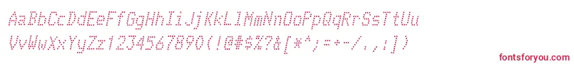 TelidoninkrgItalic-fontti – punaiset fontit