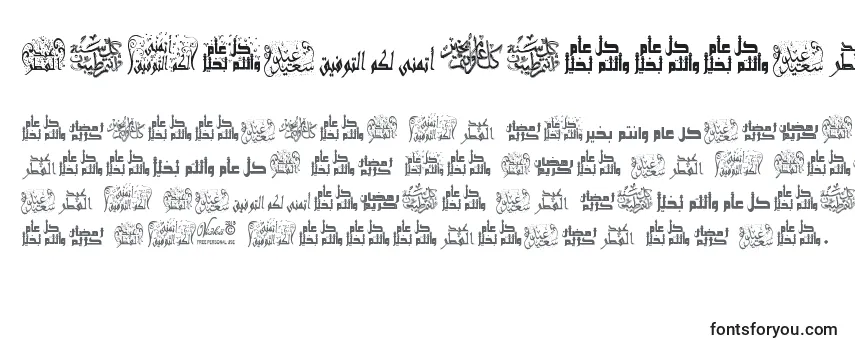 ArabicGreetings Font