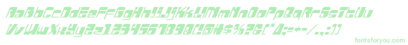 Drosselmeyerital Font – Green Fonts on White Background