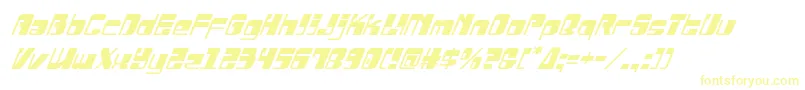 Drosselmeyerital Font – Yellow Fonts on White Background