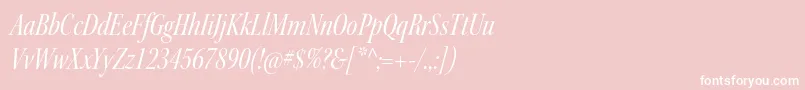 KeplerstdCnitdisp Font – White Fonts on Pink Background