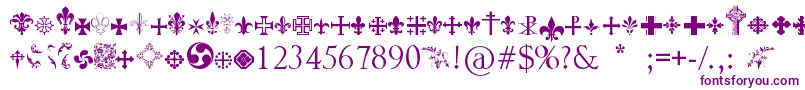 Crucifixsymbols Font – Purple Fonts