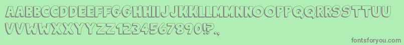 More about KingOfTheHill Font KingOfTheHill Font – Gray Fonts on Green Background