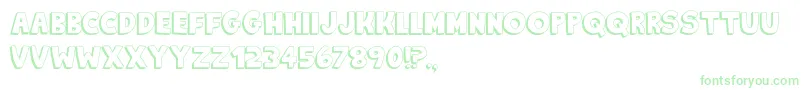 フォントKingOfTheHill – 緑のフォント
