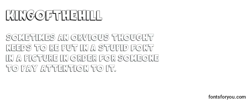 Review of the KingOfTheHill Font