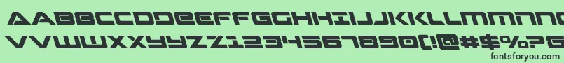 More about Strikelordleft Font Strikelordleft Font – Black Fonts on Green Background