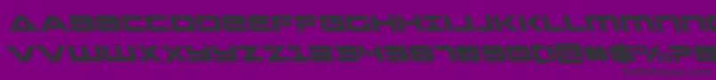 Шрифт Strikelordleft – чёрные шрифты на фиолетовом фоне