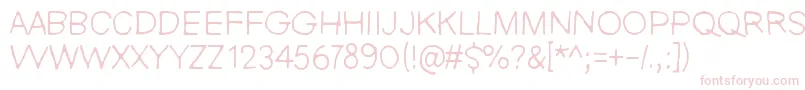 NieZabawneKomik Font – Pink Fonts on White Background