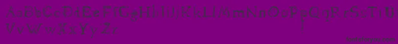 Dawnland.Lamenta Font – Black Fonts on Purple Background