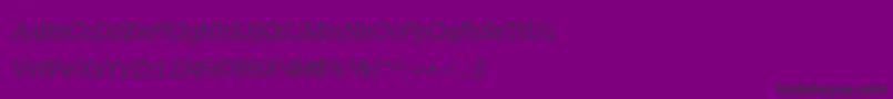 DilleniaupcРљСѓСЂСЃРёРІ Font – Black Fonts on Purple Background