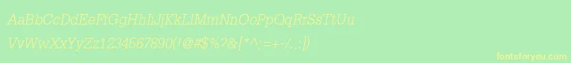フォントDilleniaupcРљСѓСЂСЃРёРІ – 黄色の文字が緑の背景にあります