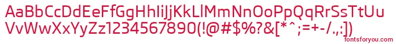 SkodaProMedium Font – Red Fonts