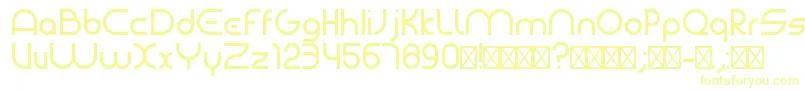 BauhausmodernRegular Font – Yellow Fonts