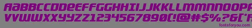 Lightsidercompactexpand Font – Purple Fonts on Gray Background