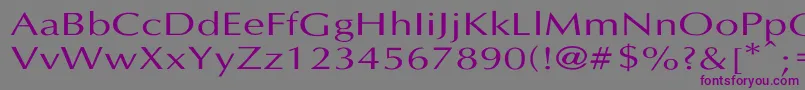 LastUniform Font – Purple Fonts on Gray Background