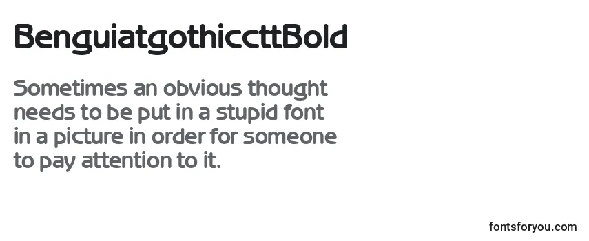 BenguiatgothiccttBold Font