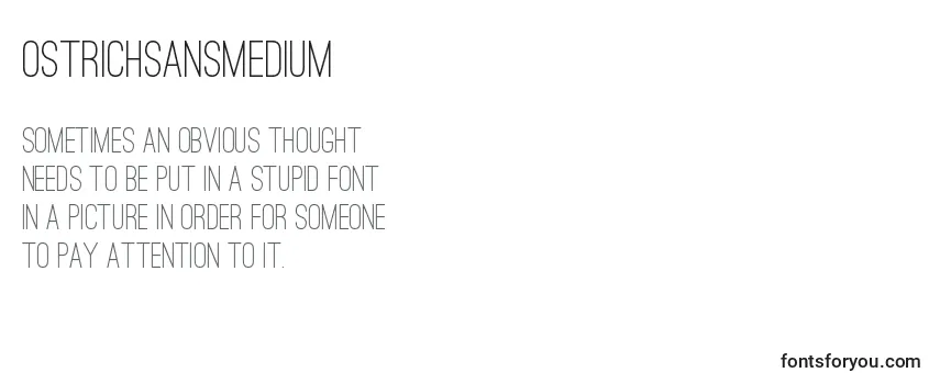 OstrichSansMedium Font