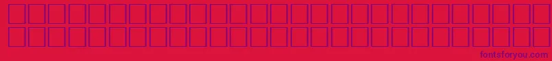 Ovlid Font – Purple Fonts on Red Background