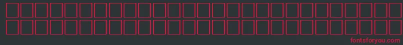 Ovlid Font – Red Fonts on Black Background