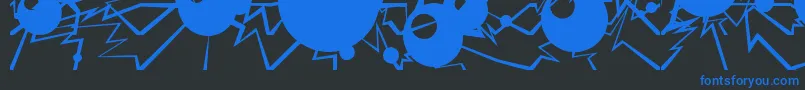 Więcej informacji o czcionce Electricsphere Czcionka Electricsphere – niebieskie czcionki na czarnym tle