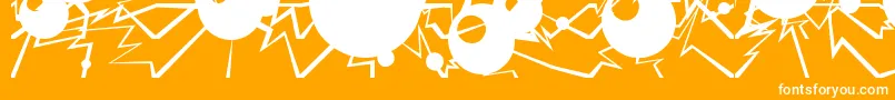 Lisätietoja Electricsphere-fontista Electricsphere-fontti – valkoiset fontit oranssilla taustalla