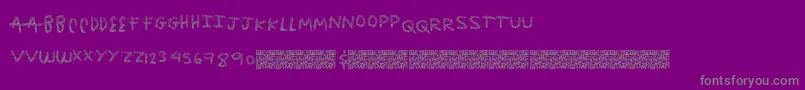 More about Tastebomb Font Tastebomb Font – Gray Fonts on Purple Background
