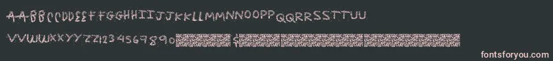 Tastebomb Font – Pink Fonts on Black Background