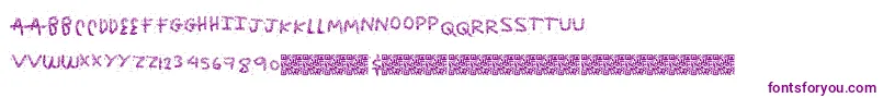 Tastebomb Font – Purple Fonts on White Background
