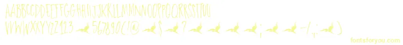 DkParadiseLost Font – Yellow Fonts