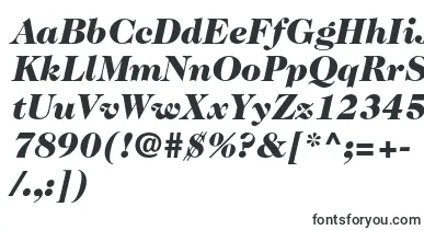 Caslon224stdBlackitalic font – vertical Fonts