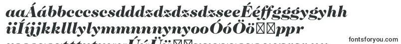 Caslon224stdBlackitalic-Schriftart – ungarische Schriften
