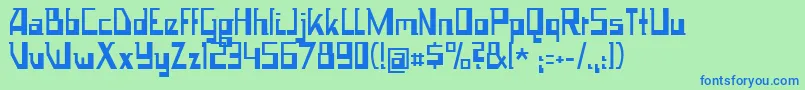 Lisätietoja Space Worm-fontista Space Worm-fontti – siniset fontit vihreällä taustalla