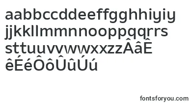 AminoMedium font – frisian Fonts